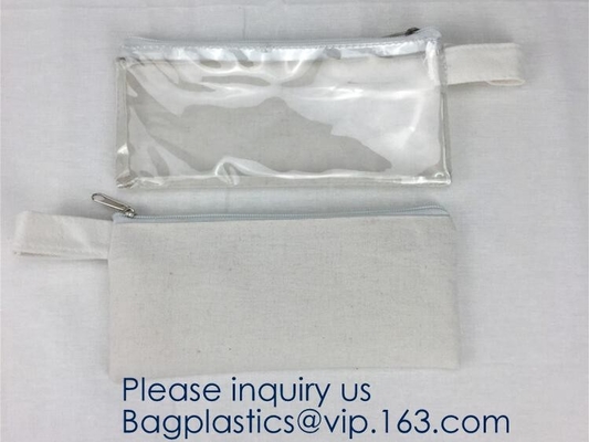 Bolso cosmético impermeable transparente de Eva Zipper Makeup Storage Bag de la moda respetuosa del medio ambiente para el viaje, aptitud que nada Showe