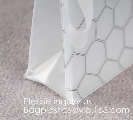 Costura cosmética del bolso del botón del bolso de compras del PVC del bolso del PVC EVA Bag del PVC de BPA del resbalador de la cremallera de la cerradura del bolso del PVC del bolso de nylon libre de la cremallera