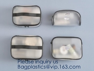Bolso Mesh Cosmetic Bag portátil del almacenamiento con la cremallera, PC cosméticas del bolso 2 del almacenamiento del viaje del lavado del viaje unisex del bolso, bagease pac