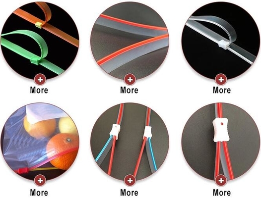 Cerradura de vacío cerradura de cuerda cerradura horizontal cerradura de plástico deslizador cerradura cerradura de brida cerradura, bloqueo de prensa cerradura bolsa de alimentos para mascotas