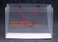 El regalo promocional PP plegables impreso laminó el bolso de empaquetado de la manija del bolso del regalo reciclable, cuadrado de los PP, haciendo publicidad de los bolsos