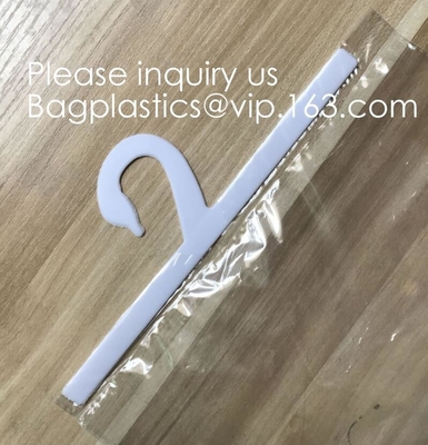 Bolso plástico suave del gancho de la suspensión del Pvc del botón transparente de encargo de Logo Printing EVA Garment Underwear Clothes Packaging, BAGEAS