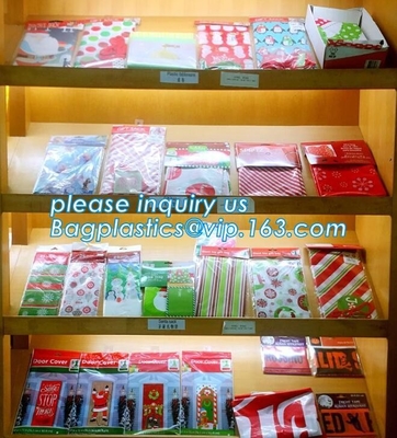 LA NAVIDAD PAPÁ NOEL, BOLSOS DE LA BICI, BOLSOS DE LA HOJA, BOLSOS DE LA INVITACIÓN, HALLOWEEN, PASCUA, DÍA DE SAN VALENTÍN BAGEASE BAGPLASTICS PAC DE LA CELEBRACIÓN DE DÍAS FESTIVOS DEL REGALO