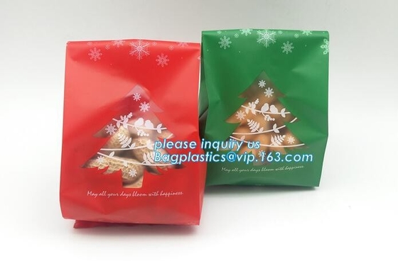 El bolso de empaquetado del regalo plástico de la galleta del caramelo de la historieta de Halloween, empaquetado de las galletas del caramelo de la bolsa del envase de comida que cuece empaqueta el packag