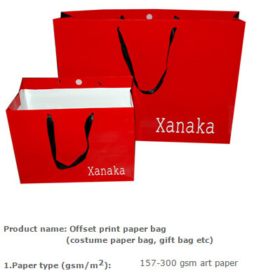 Ningunos bolsos del garniture de la manija, bolsas de papel de lujo, bolsas de papel de lujo del portador, las bolsas de asas hechas a mano, bolsas de papel que hacen compras hechas a mano