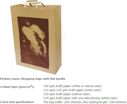 Ningunos bolsos del garniture de la manija, bolsas de papel de lujo, bolsas de papel de lujo del portador, las bolsas de asas hechas a mano, bolsas de papel que hacen compras hechas a mano