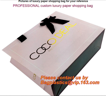 Bolsa de papel revestido, bolso para la botella de vino, bolsa de papel del papel de aluminio para la boda, bolsas de papel del regalo del vino de la boda, impresas