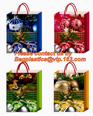 Bolsa de papel revestido, bolso para la botella de vino, bolsa de papel del papel de aluminio para la boda, bolsas de papel del regalo del vino de la boda, impresas