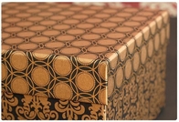 caja de empaquetado de la impresión de papel cosmética de lujo de encargo del regalo, caja de regalo de empaquetado de papel del vino magnético de lujo con la cinta de seda