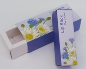 La barra de labios cosmética recicló la caja de empaquetado de lujo cosmética plegable de la cartulina del regalo de encargo del papel, flor de empaquetado de papel del regalo