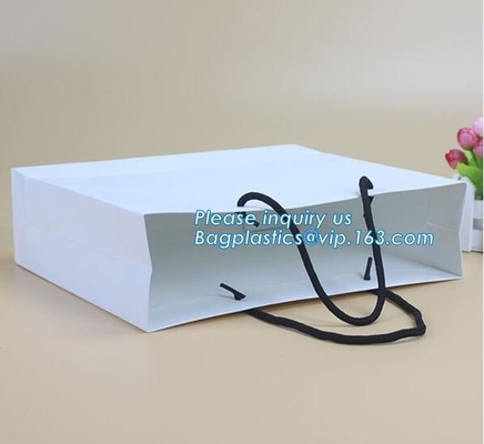 por encargo gracias subió los bolsos de lujo del regalo, bolsas de papel superiores de encargo de gama alta del boutique, bolsas impresas de encargo