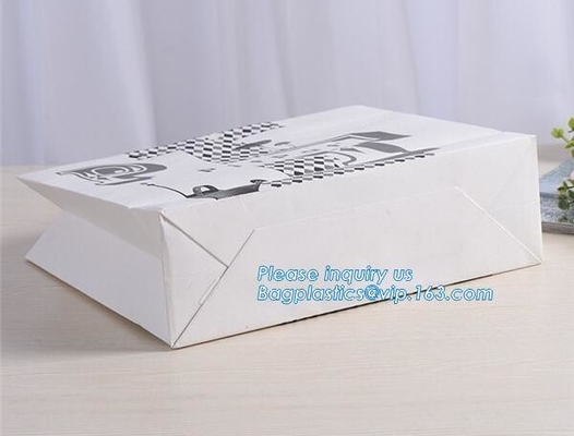 El lujo crea bolsas para requisitos particulares de la flor fresca con la manija, bolso de encargo de lujo de alta calidad de la botella de vino del papel de imprenta para