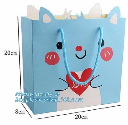 bolsas de papel fuertes grandes que hacen compras impresas aduana del regalo de lujo 250g, papel entero de la flor de la venta de la fabricación respetuosa del medio ambiente llevar vagos