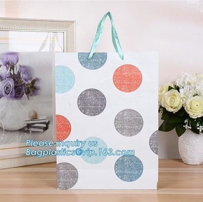 El bolso de lujo de Art Paper White Paper Carrier con la manija de la cuerda, calidad incomparable acabada mano anunció el portador de papel de lujo