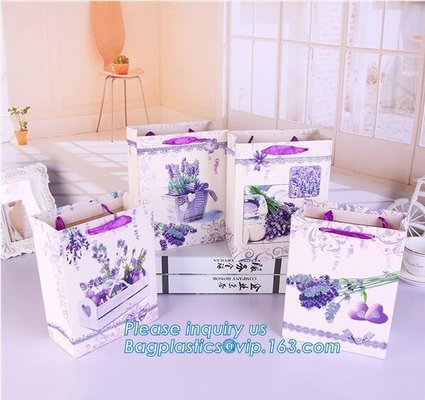 bolsas de papel con la impresión del logotipo, bolso de papel del regalo del nuevo del estilo de la moda portador popular de las compras, diseño con el logotipo del Ch