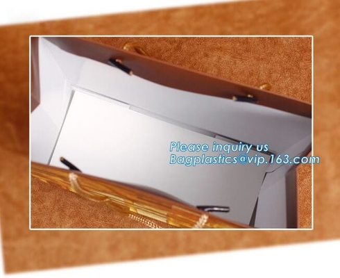 El regalo de impresión elegante de alta calidad del papel del portador de la ropa del precio de fábrica empaqueta el cl que hace compras de lujo de la impresión al por mayor, de encargo