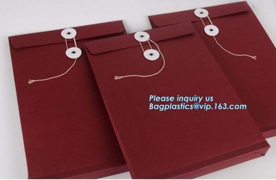 La antigüedad de papel modificada para requisitos particulares de Kraft envuelve el sobre del anuncio publicitario, Brown biodegradable reciclable que la semilla de papel de Kraft envuelve PACKA