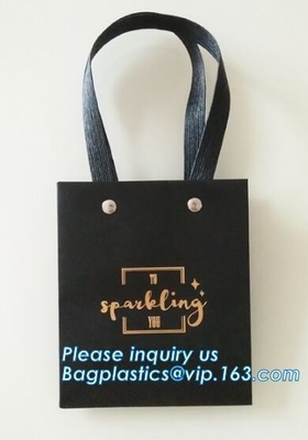 Bolsas de papel de las compras del bolso de la aduana de Brown de la fabricación de China que embalan, venta al por mayor BAGEASE PACKAG del bolso de Mini Gift Favour Paper Carry
