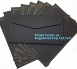 Cree el sobre del marrón para requisitos particulares del regalo de Kraft del papel de A4 A5 A6 con la secuencia, sobres de la hoja del papel de Kraft de la suposición de la invitación de la boda