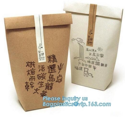 Bolsa de papel de empaquetado sofisticada del bolso de papel del regalo que hace compras con las manijas del empaquetado, bolsa de lujo del papel de la ropa para embalar