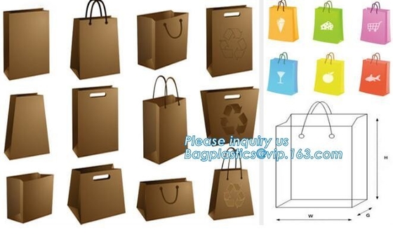 La fábrica y de lujo de China modificadas para requisitos particulares imprimieron el bolso de compras de papel de lujo con Logo Custom, boda coloreada aduana g del precio bajo