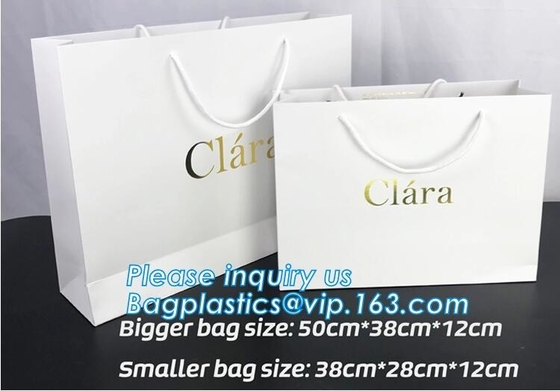 La cinta negra BIODEGRADABLE y RECICLABLE del Bowknot maneja los bolsos del regalo de vacaciones del empaquetado al por menor de Eco, bolsos de compras, al por menor