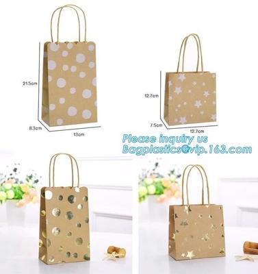 Haciendo compras, empaquetando, al por menor, partido, arte, regalos, boda, bolso reciclada, del negocio, de la chuchería y de la mercancía
