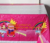 mantel del tablecover el 108*180cm/mapa plásticos disponibles para las fuentes de la decoración del partido del feliz cumpleaños de los niños, mickey de la historieta