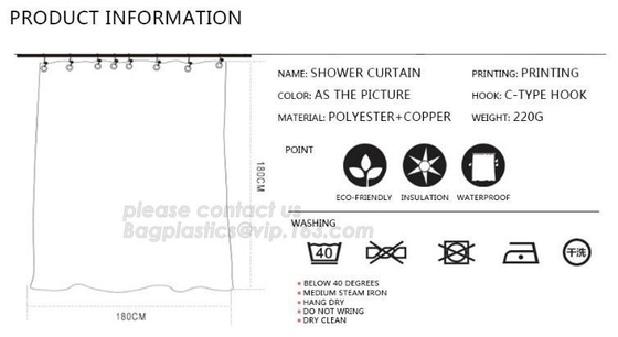 CORTINA DEL POLIÉSTER, CORTINA DEL PVC, PELÍCULA ANTIRRESBALADIZA DEL MAT, DEPÓSITO INTERIOR DE PEVA, CAJÓN MAT, CORTINA DE DUCHA DE LA TELA, BAÑO MAT, PUERTA M