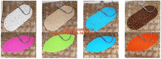 Cortina de ducha transparente 3D con el imán, cortina de ducha plástica del cuarto de baño de la calidad, cortina de ducha del día de fiesta, cuarto de baño porque