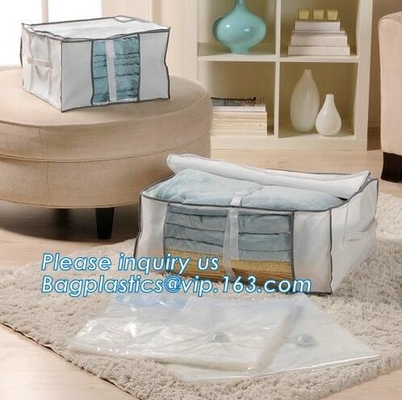 totalizador sellado del almacenamiento para el lecho, bolso del almacenamiento del sello del uno mismo, bolso de la compresa de la ropa para el viaje, sistema del bolso del almacenamiento del vacío, plasti