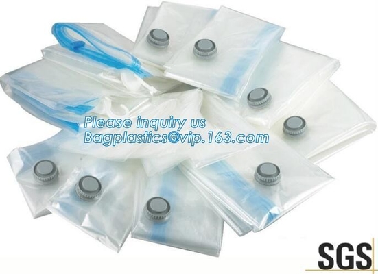 bolsos que embalan del edredón del vacío, bolsos planos del ahorrador del espacio del sello de vacío, bolso caky del viaje del vacío de la compresión, bagplastics, bagease