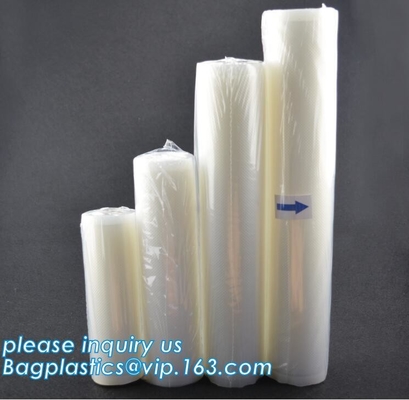 el vacío que soldaba vacío en caliente grabado en relieve bolso comprimió los bolsos plásticos reciclables del sellador del vacío del bolso para la comida reutilizable Vacu de la comida