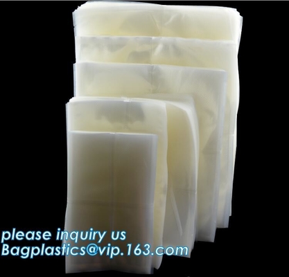 el vacío que soldaba vacío en caliente grabado en relieve bolso comprimió los bolsos plásticos reciclables del sellador del vacío del bolso para la comida reutilizable Vacu de la comida