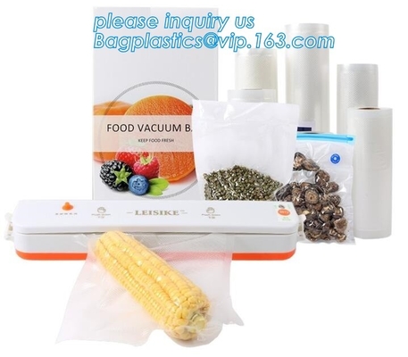 11" grande x 50' bolsos de rollo de almacenamiento del ahorrador de la comida del sellador del vacío de la calidad comercial, bocado de empaquetado del bolso de vacío/gra plástico de la comida