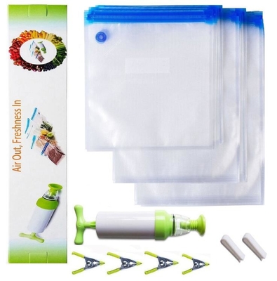 Bocado de empaquetado del bolso de vacío/bolso plástico del sello de vacío de la comida del envase de plástico del sellado caliente del almacenamiento de la categoría alimenticia de China de la categoría alimenticia
