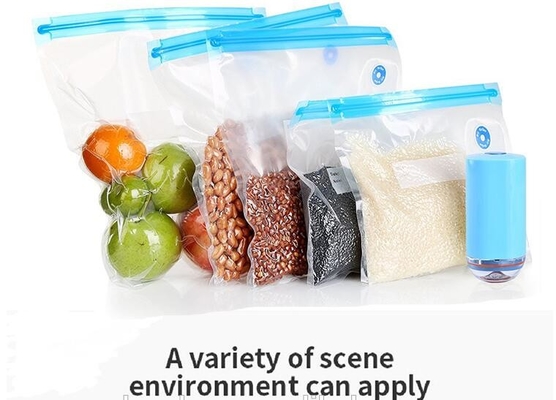 La carne que la fruta vegetal guarda vacío de la cocina de Fres empaqueta el bolso de empaquetado del ahorrador del sellador de la comida del vacío del rollo del bolso del almacenamiento de la envoltura