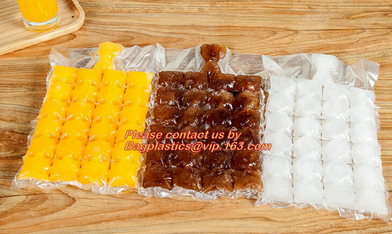 bolsos del estallido del hielo, las bolsas de plástico del cubo de hielo, bolsos de hielo, la bolsa de plástico de la película del embalaje del helado para el empaquetado aséptico del jugo del cubo de hielo