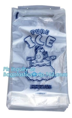 Bolso del wicket/bolso de hielo médico, bolso de hielo frío de la carne al por mayor de los mariscos de la bolsa de hielo del gel del PA del PE, bolso de empaquetado de /ice del bolso para el vino