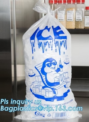 bolso de hielo disponible, bolso plástico del cubo de hielo, un bolso más fresco del hielo disponible, bolsos de hielo plásticos de 8 libras del wicket, wi plásticos disponibles