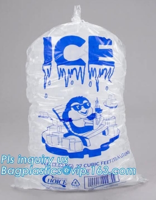 bolso de hielo disponible, bolso plástico del cubo de hielo, un bolso más fresco del hielo disponible, bolsos de hielo plásticos de 8 libras del wicket, wi plásticos disponibles