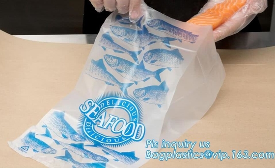 Bolso de hielo plástico muy fuerte del LDPE de los proveedores de China con el lazo, un bolso más fresco del hielo hermético, bolso de hielo plástico resistente w