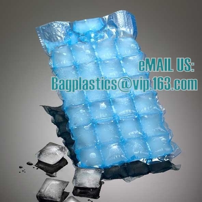 Fabricante disponible impreso nueva aduana de la bolsa de plástico del cubo de hielo, bolso plástico disponible coloreado del congelador del cubo de hielo, bageas