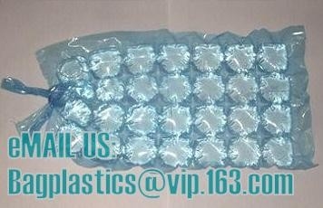 Fabricante disponible impreso nueva aduana de la bolsa de plástico del cubo de hielo, bolso plástico disponible coloreado del congelador del cubo de hielo, bageas
