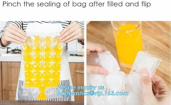 Bolso disponible del cubo de hielo del PE de la supremacía del servicio/fácil sacar, bolso disponible del cubo de hielo de Weifang China, bagplastics
