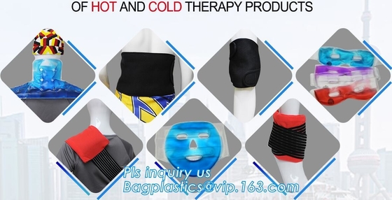 Bolsos de hielo de la medicina de deportes, la bolsa de hielo flexible, bolsos fáciles del cubo de hielo del sello, bolsos frescos y las bolsas de hielo, la bolsa de hielo de los primeros auxilios, bagease