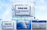 Paquete de enfriamiento del congelador del envase en frío de la bolsa de hielo del gel, la bolsa de hielo fría de enfriamiento conveniente al aire libre del bolso del refrigerador del instante, un kee más fresco del bolso
