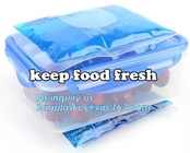 Paquete de custodia fresco del bolso de hielo del líquido y de la fruta, caja de almacenamiento empaquetada para las verduras frescas, bolso disponible del hielo del cubo de hielo para el franco