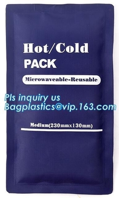 Bolso de hielo médico del pvc de la bolsa de hielo de los primeros auxilios de lesión de los deportes del paquete del calor del alivio del dolor de la pierna principal reutilizable de la rodilla, hielo médico práctico