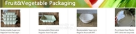 El envase de comida disponible biodegradable del bagazo de la caña de azúcar de Eco, modifica el almacenamiento plástico biodegradable c de la comida para requisitos particulares del almidón de maíz